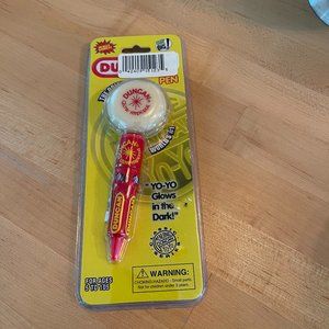 Duncan Imperial Glow in The Dark Retractable Yo-Yo Pen New Old Stock